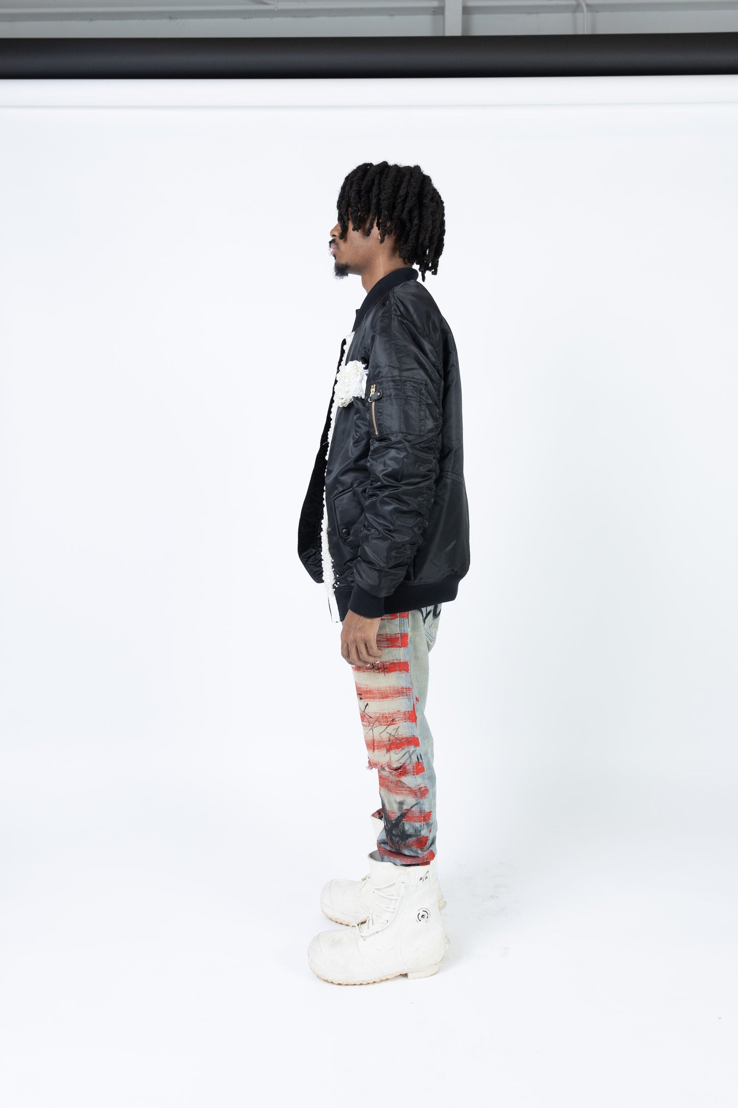 Nacre Cross Bomber