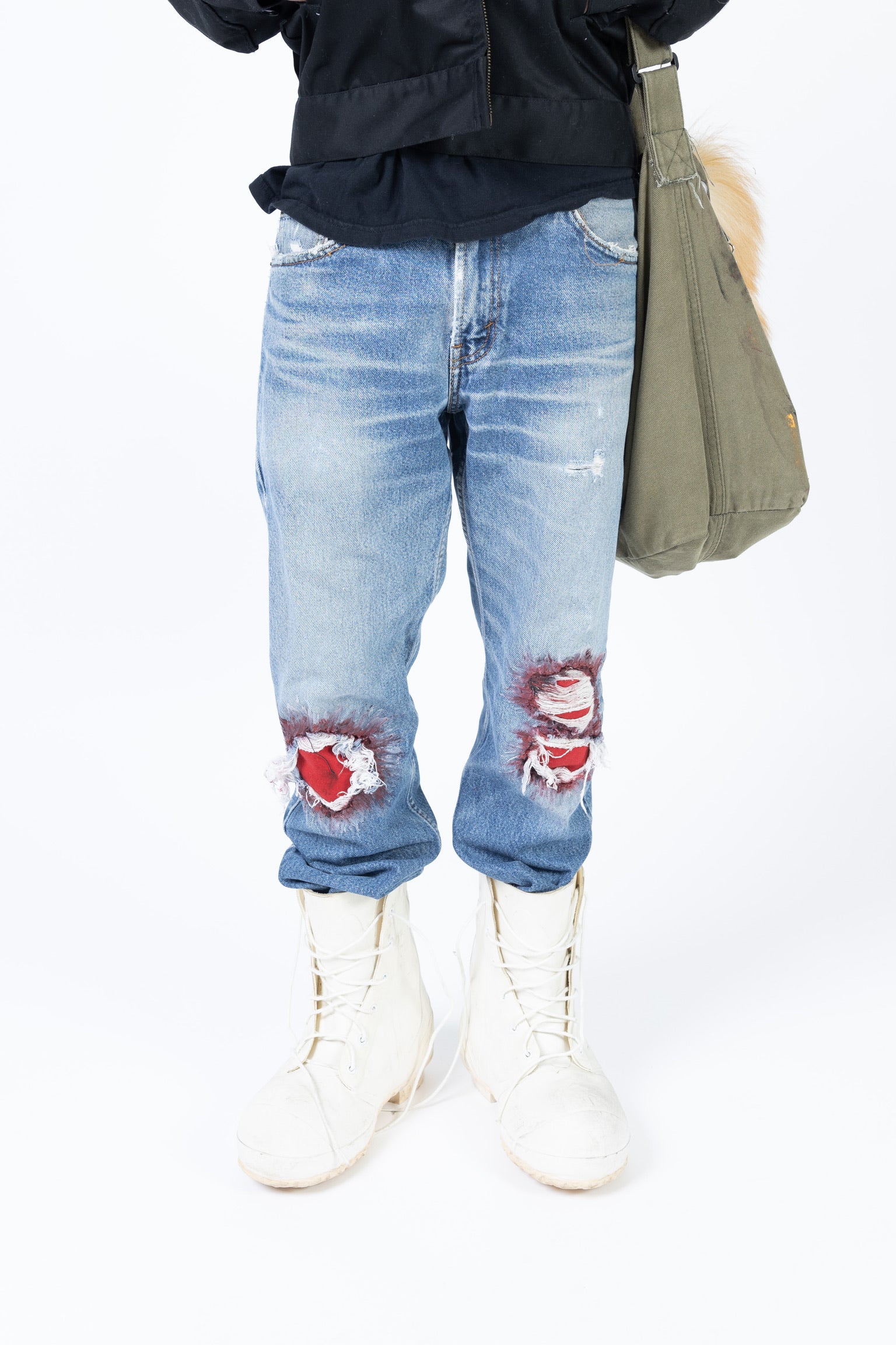 Bloody Knee Denim