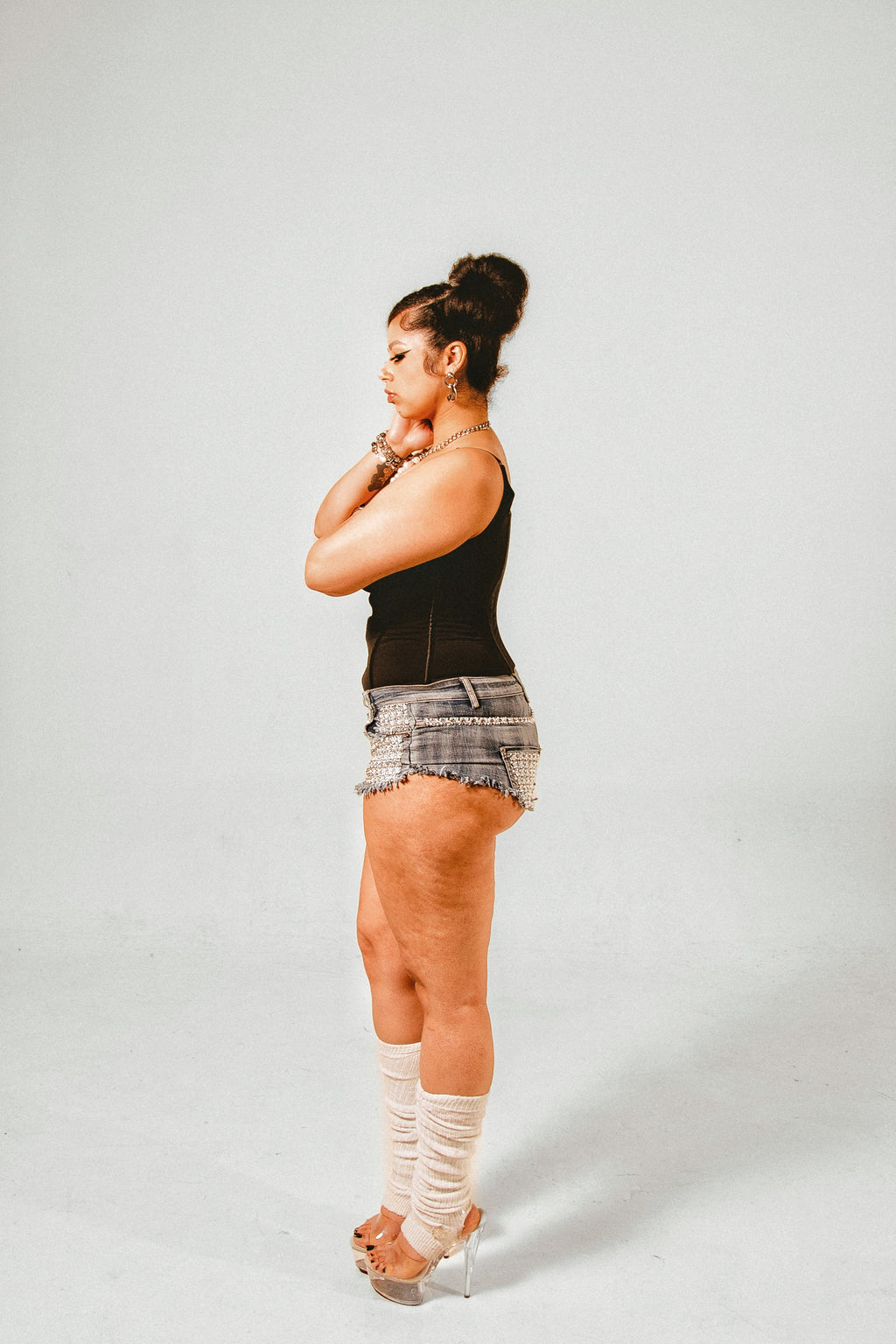 Spiked Daisies Shorts