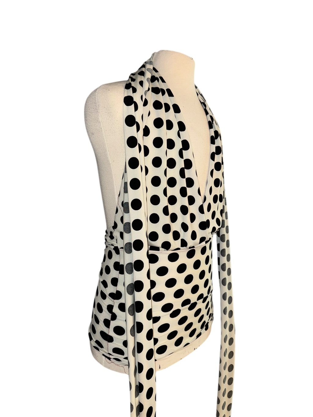 THIS White Polkadot Tank/Dress