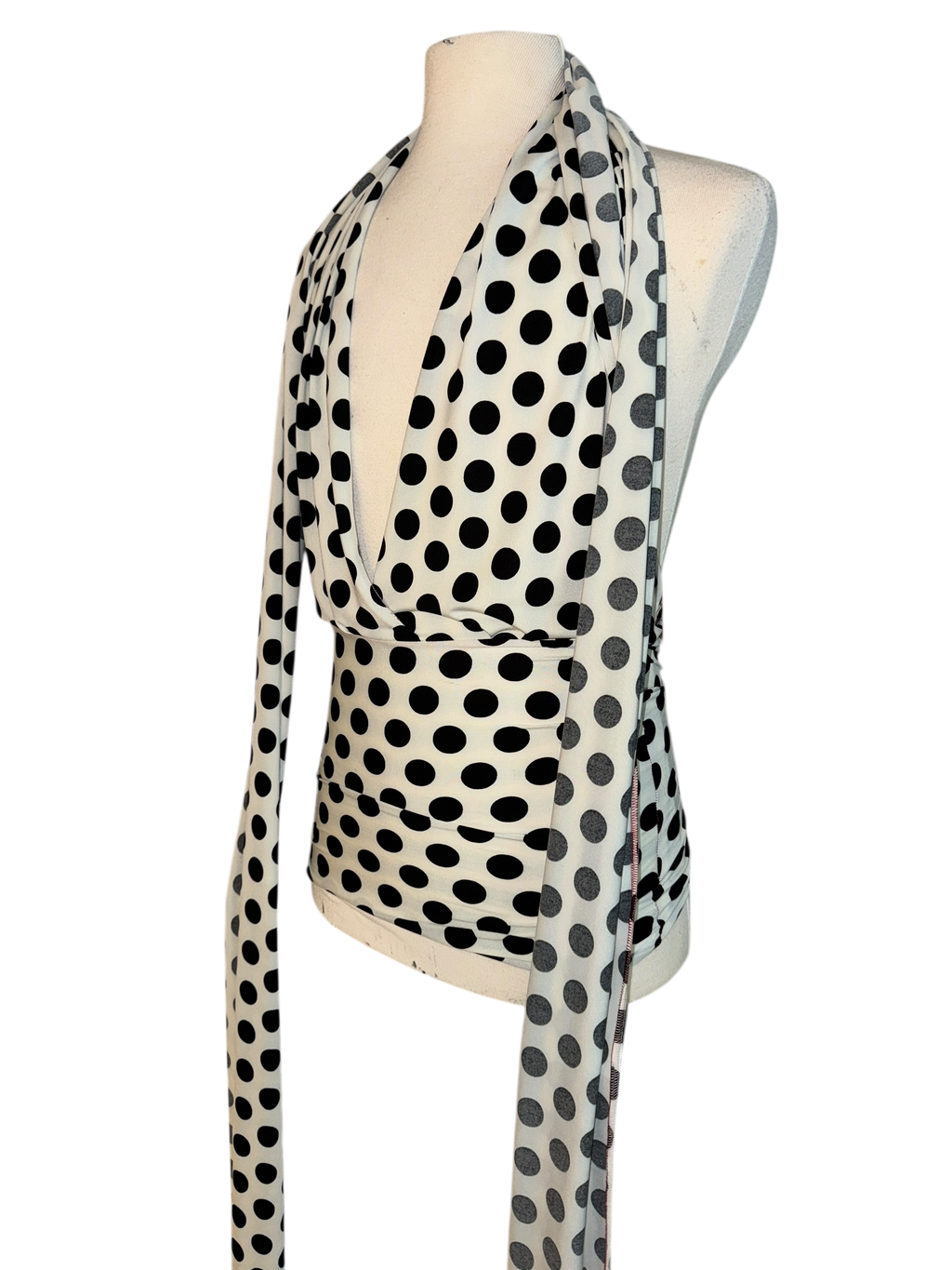 THIS White Polkadot Tank/Dress